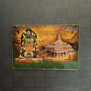 Shree Ram Mandir Ayodhya Temple Devotional Wall Art Frame Home Decor