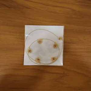 Elegant Ruby Floral Necklace Stylish Traditional Jewelry Necklace for Women