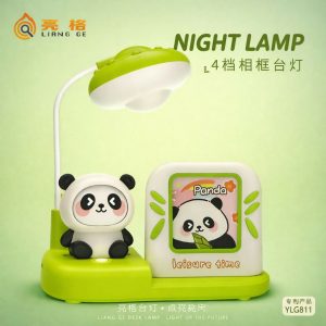 Panda Kids Desk Lamp with Photo Frame & Pen Holder LED Study Light