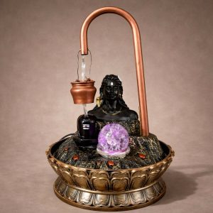 Lord Shiva Shivling LED Water Fountain for Home Temple