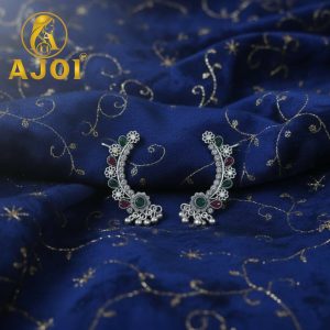 Elegant Heritage Silver Earrings