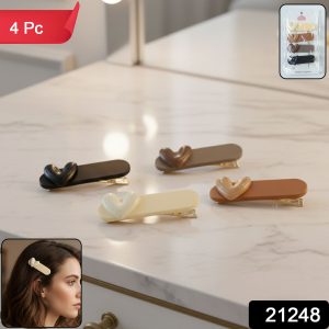 Decorative Hair Clip Set (4 Pc)