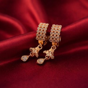 Elegant Jhumka Style Teardrop Dangle Party Wear Jewellery