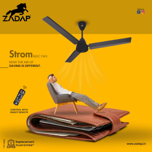 Zadap STROM High Speed BLDC Ceiling Fan with Remote