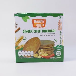 Naasta Baasta Ginger Chilli Bhakhari Spicy & Fresh Ready to Eat Crispy Tea-Time Snack (200gm)