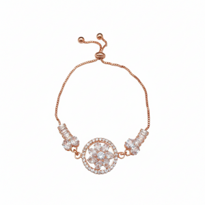 Luxury AD Floral Motif Bracelet for party wear