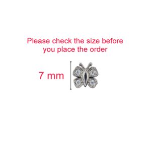 Diamond Butterfly Stud Earrings for women and girls