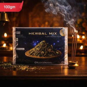 Herbal Mix Flora Incense Sticks Natural Aromatic Blend for Home, Meditation & Puja