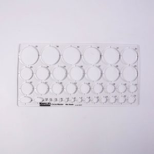 Plastic Circle Master Drawing Template & Multiple Circle Sizes for Drafting (Pack of 10)