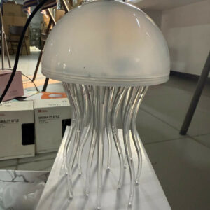 3D Jellyfish LED Night Lamp for Kids & Adults | Color-Changing Mood Light for Bedroom, Living Room & Home Decor | Soft Ambient Glow with Flexible Tentacle Design | USB Powered Creative Jellyfish Shape Table Lamp for Gifting & Decoration