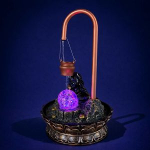 Lord Shiva LED Tabletop Water Fountain for Home Temple