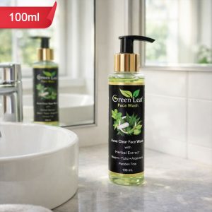 Acne Clear Face Wash – Neem, Tulsi & Aloe Vera Herbal Formula ( 100 Ml)