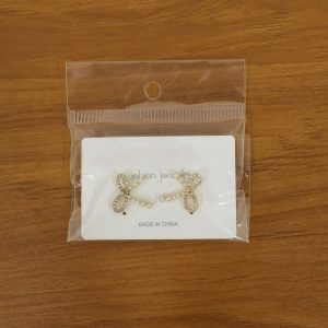 Chic Pearl Wreath Bow Earrings – Premium Design