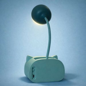 Kids LED Desk Lamp with Pencil Sharpener & Pen Holder Study Light