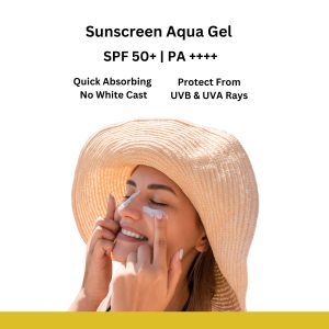Hyaluronic Sunscreen Aqua Gel with Niacinamide & Vitamin C E (50 gm)