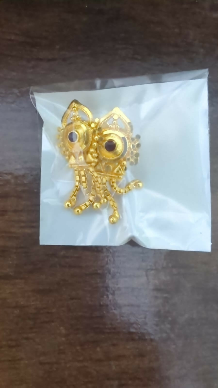 Nice 3 Line Golden Earrings for Women & Girls – Traditional Fancy Jewellery Gift - Image 5