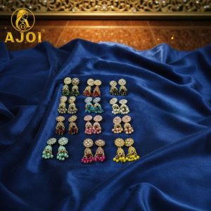 Floral Stud Mini Earrings Set of 12