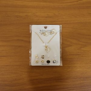 Premium Gold Plated Leaf Pearl Drop Earrings for Women & Girls (Pack Of 7)