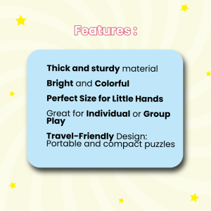 Shadow Matching Puzzle - Ages 3+ (50 cardboard puzzle pieces) Find & Match series