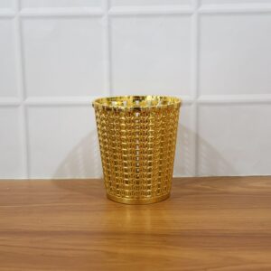 Luxury Golden Decorative Makeup Brush Holder Organizer (1 Pc)