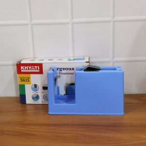 Multipurpose Tape Dispenser with Pen Holder & Utility Tray