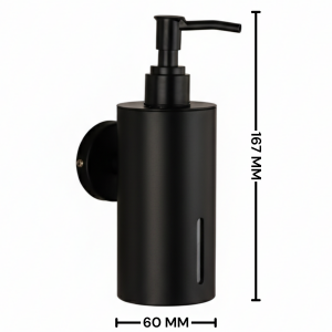 Liquid Soap Dispenser Stainless Steel Black