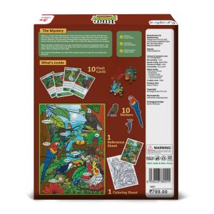 BIRD MYSTERY PUZZLE - AGE 3+ (38 PUZZLE PIECES) MDF PUZZLE SERIES