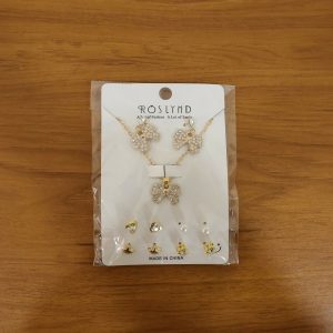 Premium Gold Plated Leaf Pearl Drop Earrings for Women & Girls (Pack Of 7)