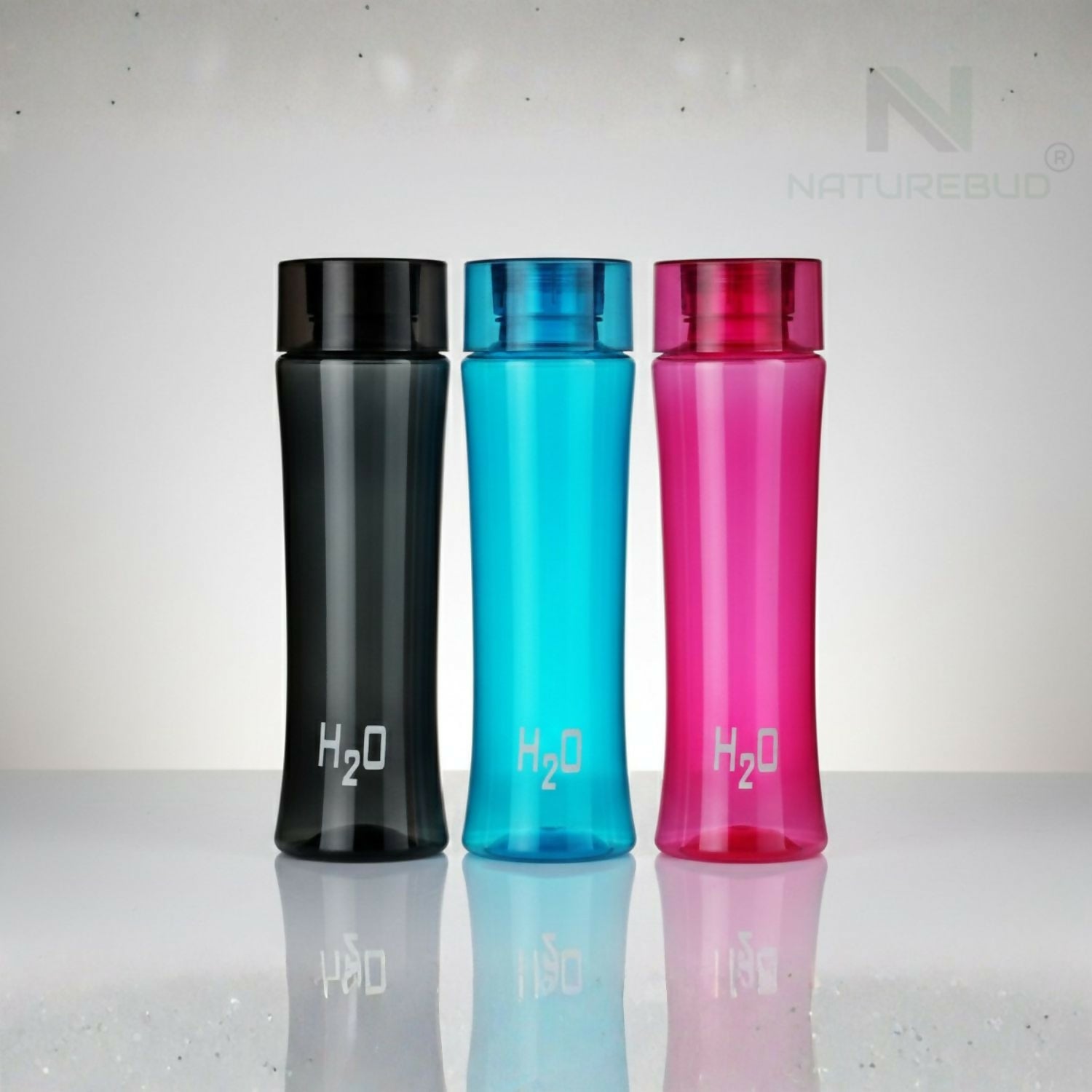Slimy Round pet water bottle 3 pcs set