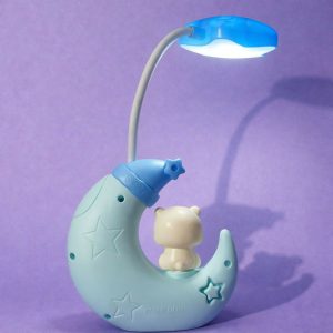 Moon Panda Kids LED Desk Lamp with Adjustable Neck Night Light