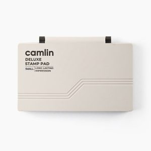 Camlin Deluxe Stamp Pad – Black Ink for Clear Impressions