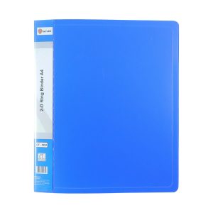 Aerotix A4 2-D Ring Binder File Folder with Inside Pocket for School, Office