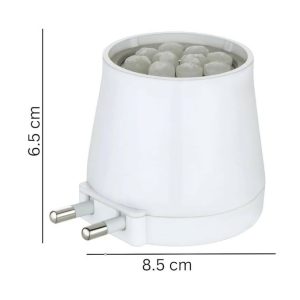 Zadap Wooden Kapoor Dani, Aroma Diffuser, Camphor Burner & Night Lamp