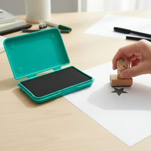 Premium Green Stamp Pad with High-Quality Ink & Microcellular Foam – (108 × 65 mm)