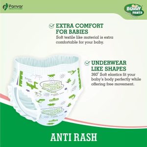 Baby Diaper Pants with 360° Leakproof Protection – Ultra Dry, Fast Absorption, Rash-Free Comfort