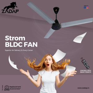 Zadap STROM High Speed BLDC Ceiling Fan with Remote
