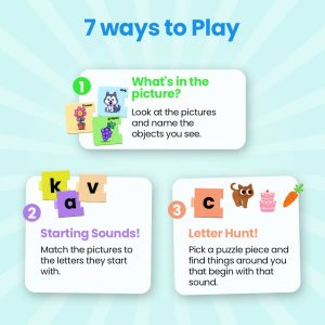 MY FIRST ALPHABET PUZZLE - AGE 3+ (78 CARDBOARD PIECES)