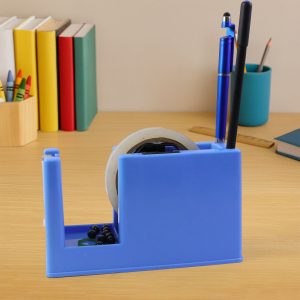 Multipurpose Tape Dispenser with Pen Holder & Utility Tray