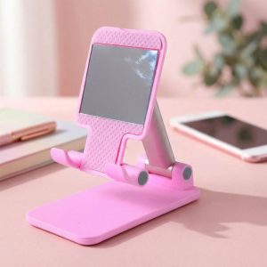 Adjustable Folding Desktop Mobile Phone Stand Holder (1 Pc)