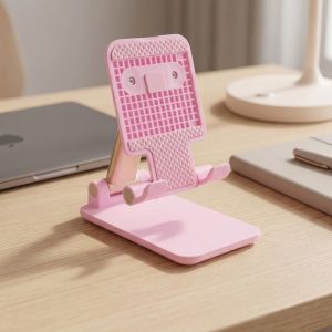 Adjustable Folding Desktop Mobile Phone Stand Holder (1 Pc)