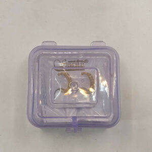 Gold Plated Bezel AD Bali Huggie Hoop Earrings for Daily Wear kan ki Bali Combo Pack of 2