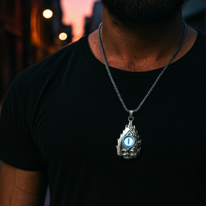 Demon Devil's Eye Chain Pendant