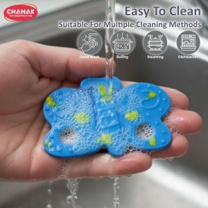 Aditi Baby Silicone Teething Toy Butterfly Shape Soft Chew Teether (1Pc/Mix Colour)