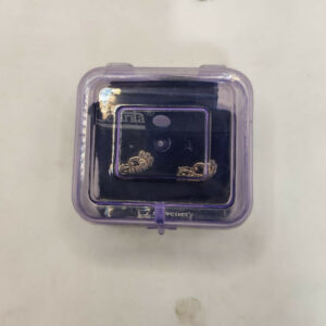 Rose Gold-Plated AD Diamond Stud Earrings | Elegant Peacock Design for women and girls