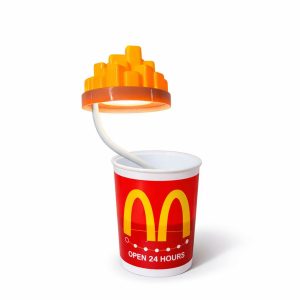 French Fries Style LED Desk Lamp with Pen Holder Flexible Study Lamp