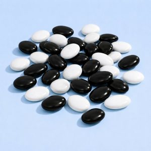 Black & White Decorative Pebbles for Planters and Fountains