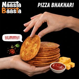 Naasta Baasta Pizza Bhakhari - Pizza Flavor & Crispy Ready to Eat Snack Delight (200 Gm)