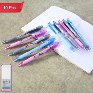 Camlin Klick Mechanical Pencil 0.7 mm Assorted Cartoon Design  Writing Pack of 10