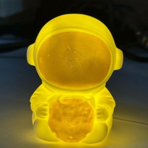 Golden Astronaut LED Night Lamp Moon Light Kids Room Bedroom Table Decor