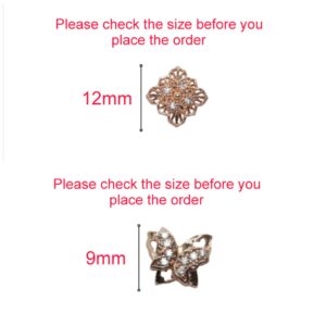 Rose Gold Butterfly & Filigree Square Stud Earrings Set for women and girls Combo Pack of 2